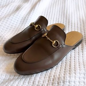Gucci Princetown Slipper Mules, Fondente Brown, Sz. 37